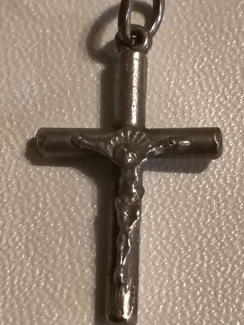 Sterling Silver Crucifix Pendant - Silver Cross Necklace Charm